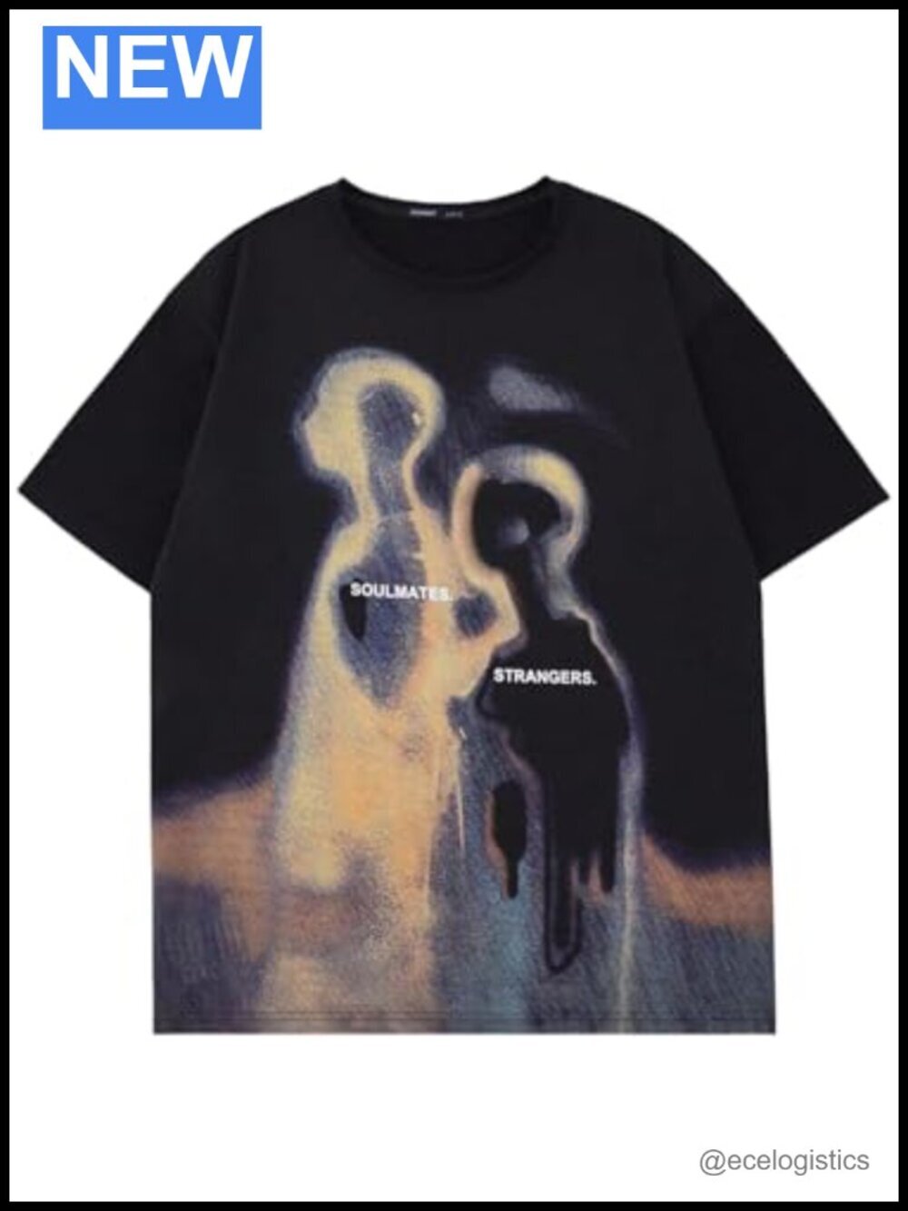 Men's Oversized Graphic T Shirt Short Sleeve Crewneck Vintage Streetwear Tee